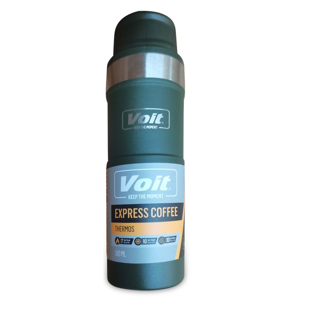 Voit Express Coffee Termos 510 ML - Yeşil - STD