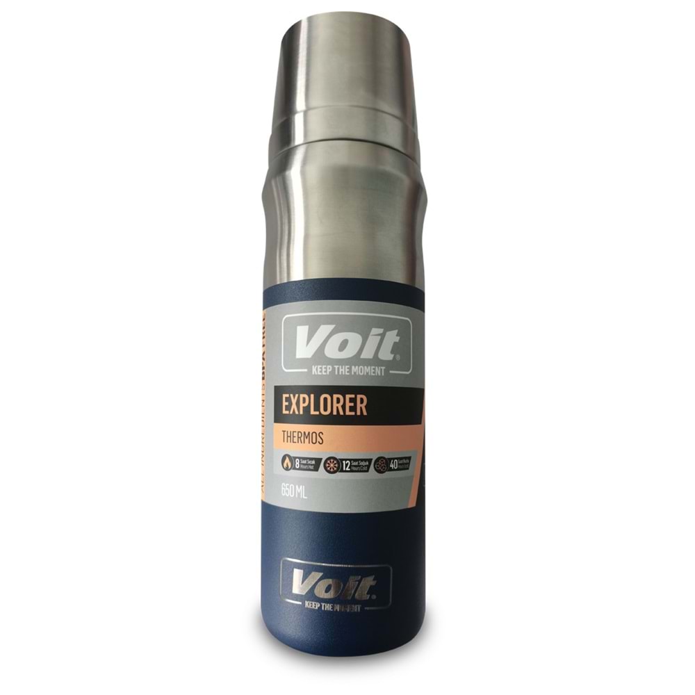 Voit Explorer Termos 650 ML - Mavi - STD