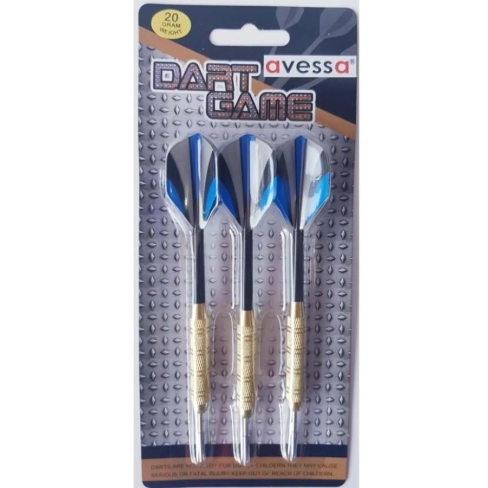 Avessa Dart Oku Çelik Uçlu 20 Gr 3Lü