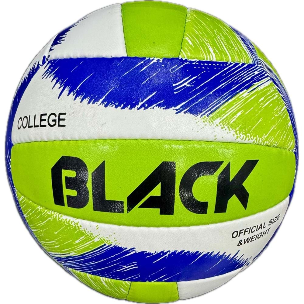 Black College Voleybol Topu - Yeşil-Lacivert - STD