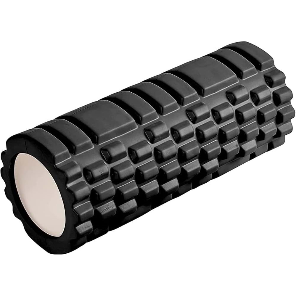 Black Foam Roller Tırtıklı - Siyah - STD