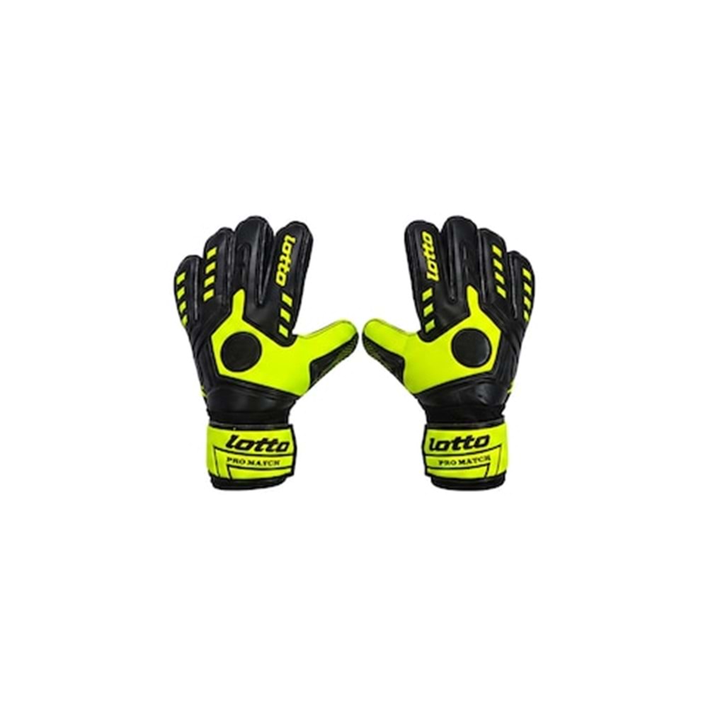 Lotto GK Pro Match-Training Kaleci Eldiveni - Sarı-Siyah - 7