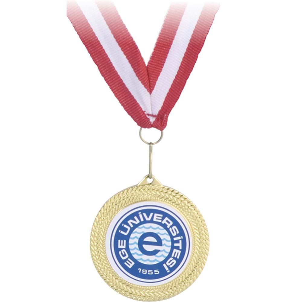 Madalya Kurdelalı 5,5cm - Altın - STD