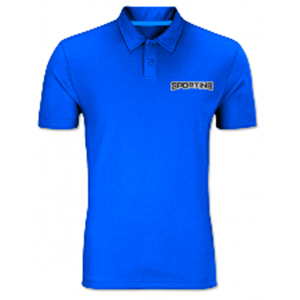 Sporting Polo Yaka T-Shirt - Saks Mavi - S