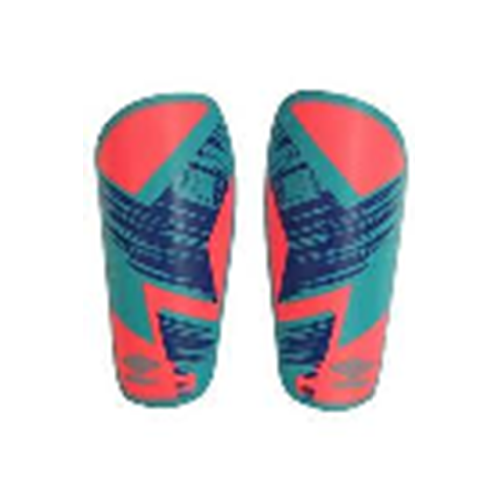 Umbro Shin Guard Straps Tekmelik Cırtlı - Pembe-Mavi - S