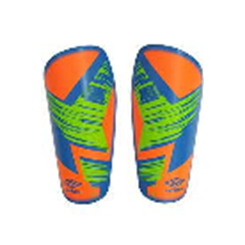 Umbro Shin Guard Straps Tekmelik Cırtlı - Turuncu-Yeşil - S