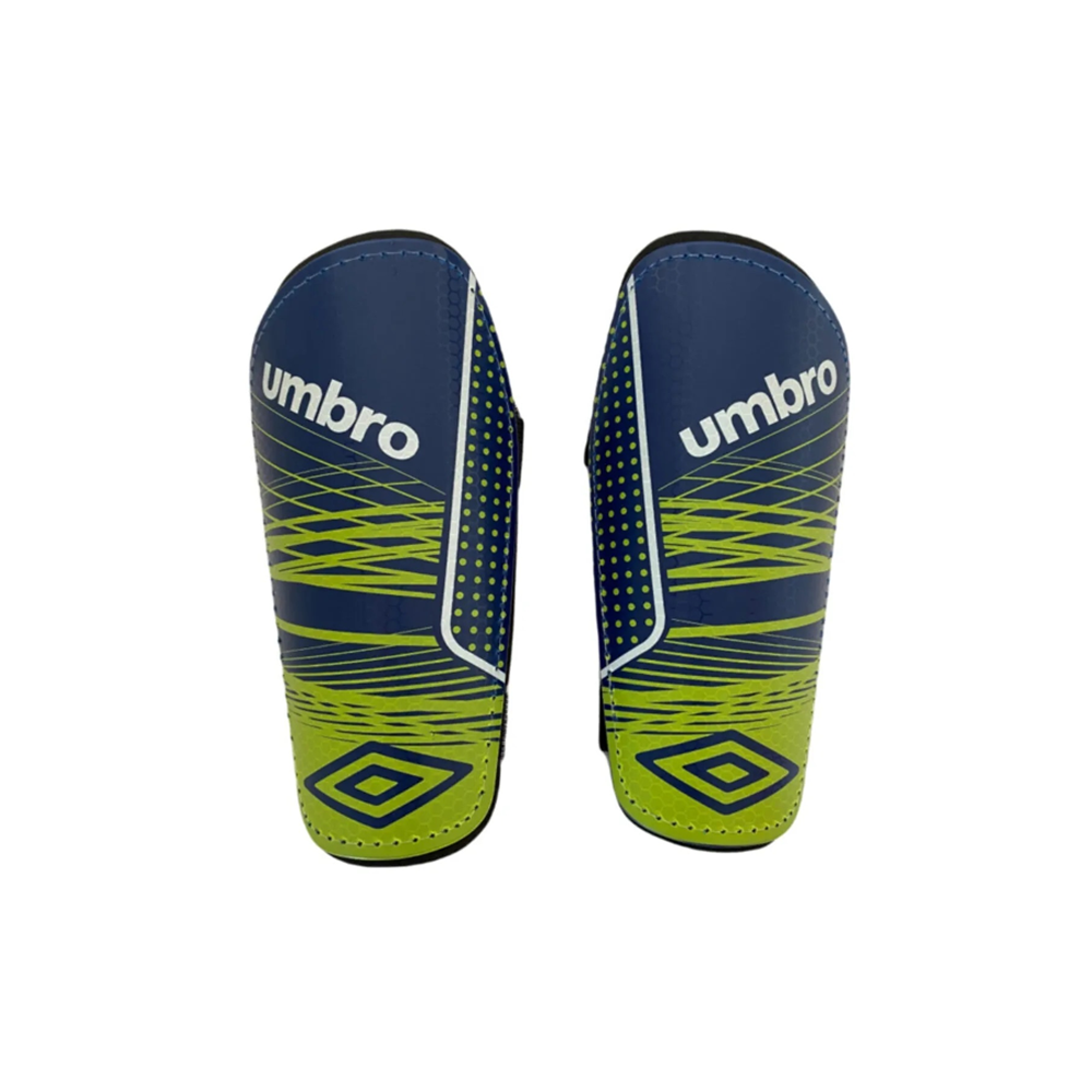 Umbro Shin Guard Straps Tekmelik Cırtlı - Yeşil-Lacivert - M