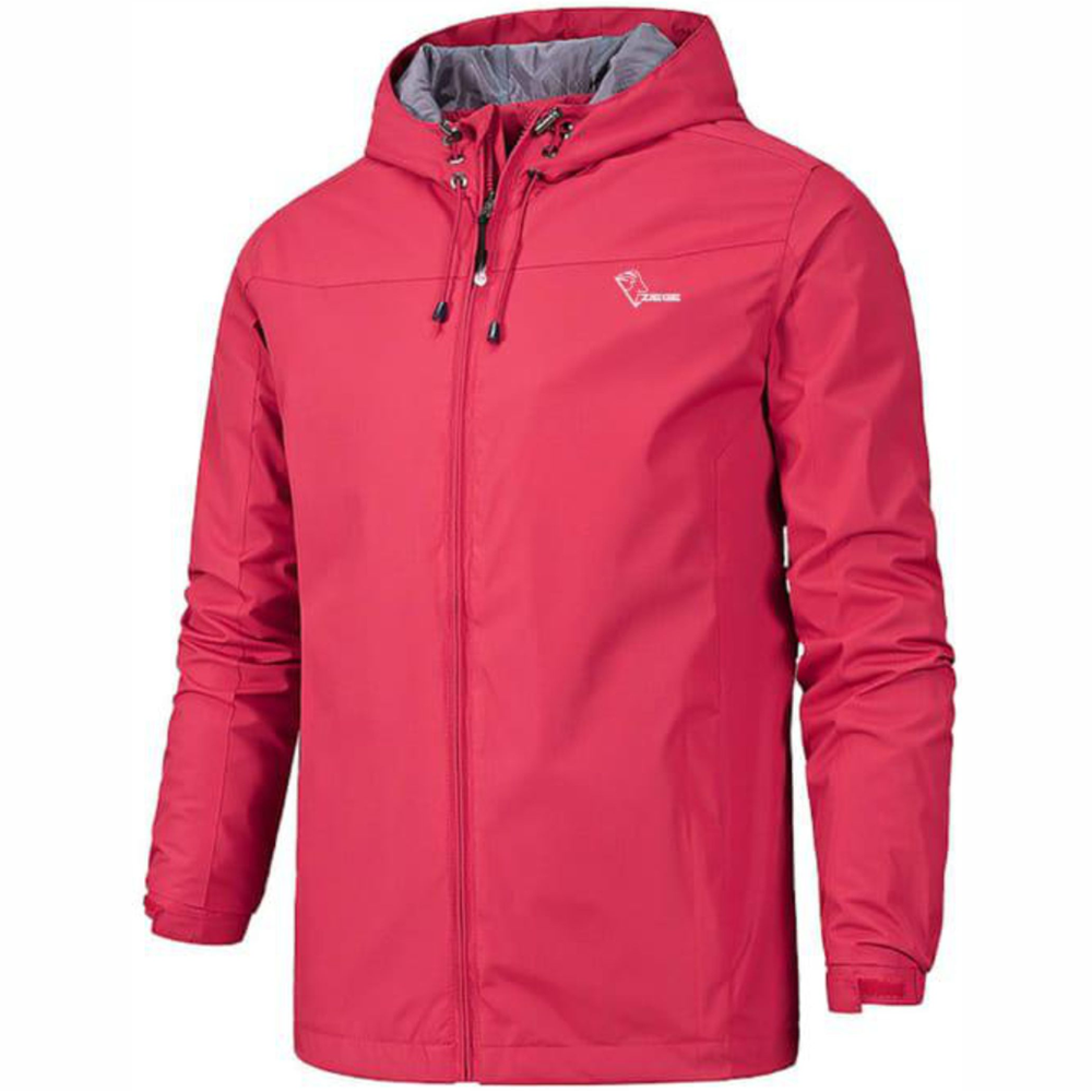Ziege Regen Rain Coat Yağmurluk Mont - Kırmızı - L