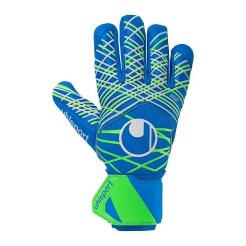 Uhlsport Kaleci Eldiveni Aquasoft Mavi Yeşil Beyaz - Mavi - 9,5