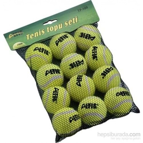 Altis Tenis Topu 12 li Sarı TP100