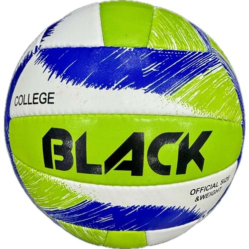 Black College Voleybol Topu - Yeşil-Lacivert - STD