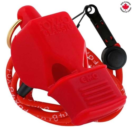 Fox40 Düdük Classic CMG 115 Db İp Askılı - Kırmızı - STD
