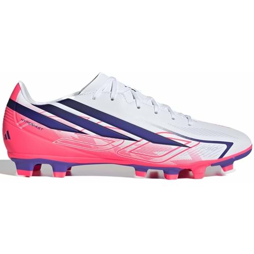 Adidas F50 Hyperfast Club FG/MG Krampon - Beyaz - 36,5