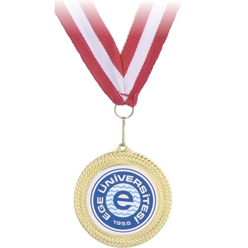 Madalya Kurdelalı 5,5cm - Altın - STD