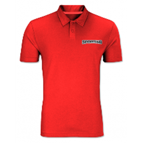 Sporting Polo Yaka T-Shirt - Kırmızı - S