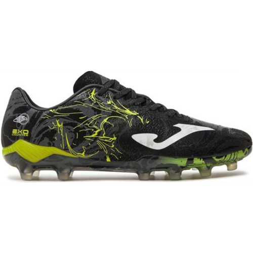 Joma Supercopa 2401 Black Lemon Fluor Firm Ground Krampon - Siyah - 42