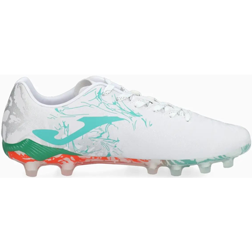 Joma Supercopa 2402 White Tuquoise Firm Ground Krampon
