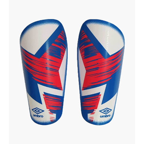 Umbro Shin Guard Straps Tekmelik Cırtlı - Beyaz-Kırmızı-Mavi - S