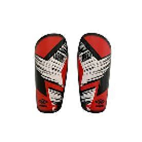 Umbro Shin Guard Straps Tekmelik Cırtlı - Kırmızı-Siyah-Beyaz - S