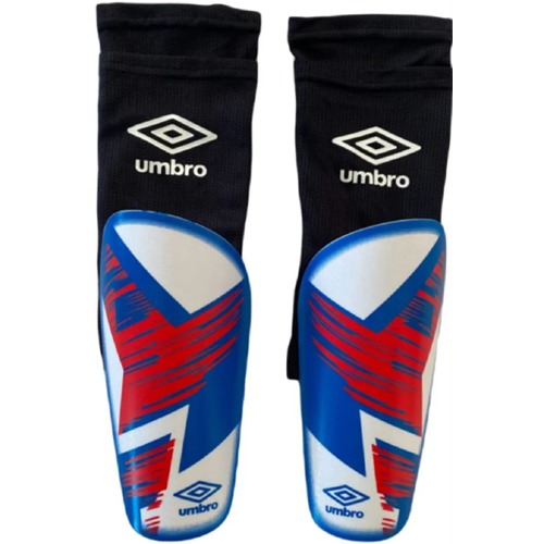 Umbro Shin Guard Tekmelik Çoraplı 21035U - Beyaz-Kırmızı-Mavi - M