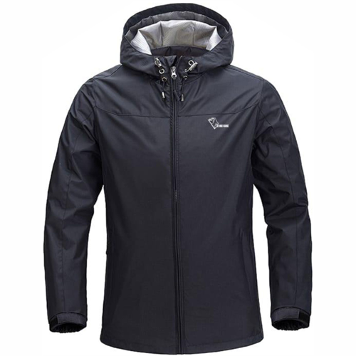 Ziege Regen Rain Coat Yağmurluk Mont - Siyah - S