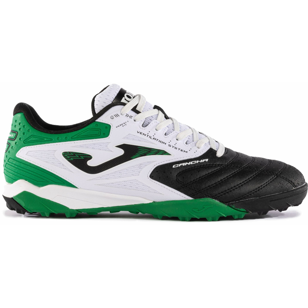 Joma Cancha 2401 Black White Green Turf Halı Saha