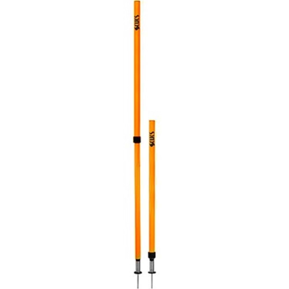 Scucs Slalom Çubuğu Yaylı Teleskopik Çantalı Set 6 Lı - Turuncu - STD